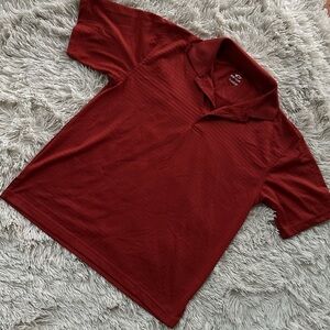 TOP FLITE Red Polo Shirt